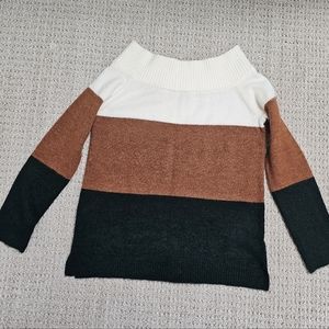 Off the Shoulder Sweater size small